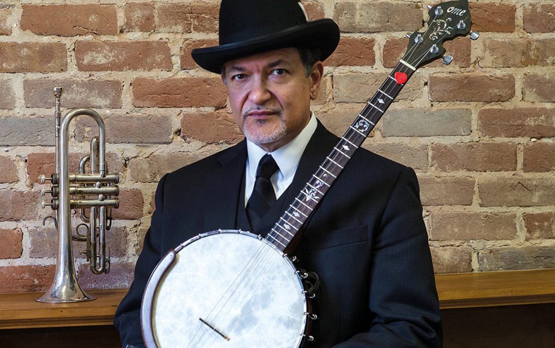 Banjo Player Don Vappie